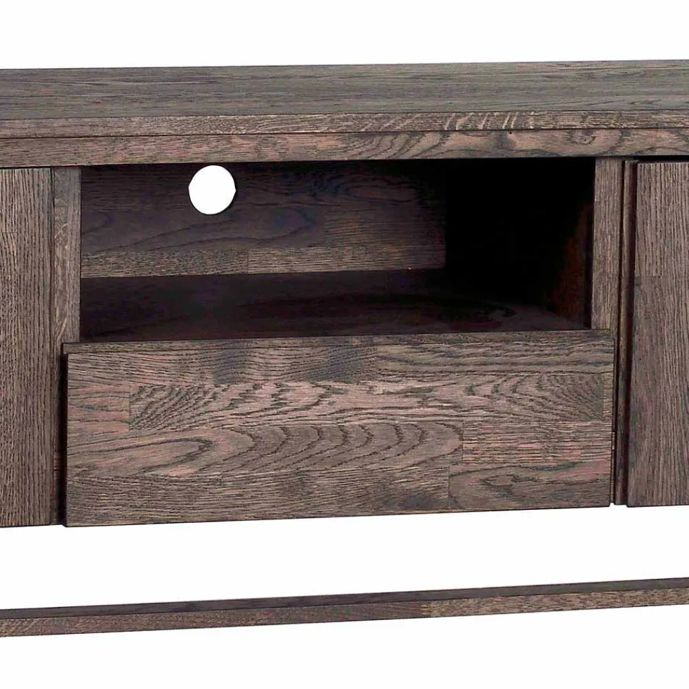 Wohnen Tv & Hifi-Möbel|Lowboards<Markantes Retro TV Board aus Eiche dunkel - Vedraza