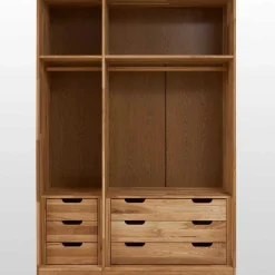 Wohnen Kleiderschränke|Schränke<Massiv Holzschrank Cranos aus Wildeiche
