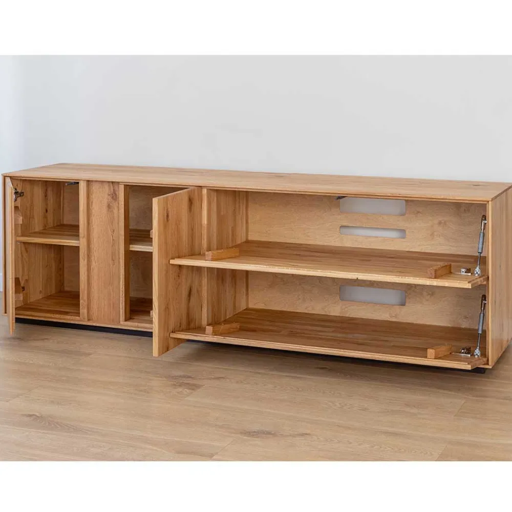 Wohnen Tv & Hifi-Möbel|Lowboards<Massiver TV Unterschrank mit LED Licht - Cocondar