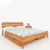 Wohnen Betten<Massives Bettkasten Doppelbett in 190cm Länge - Junola