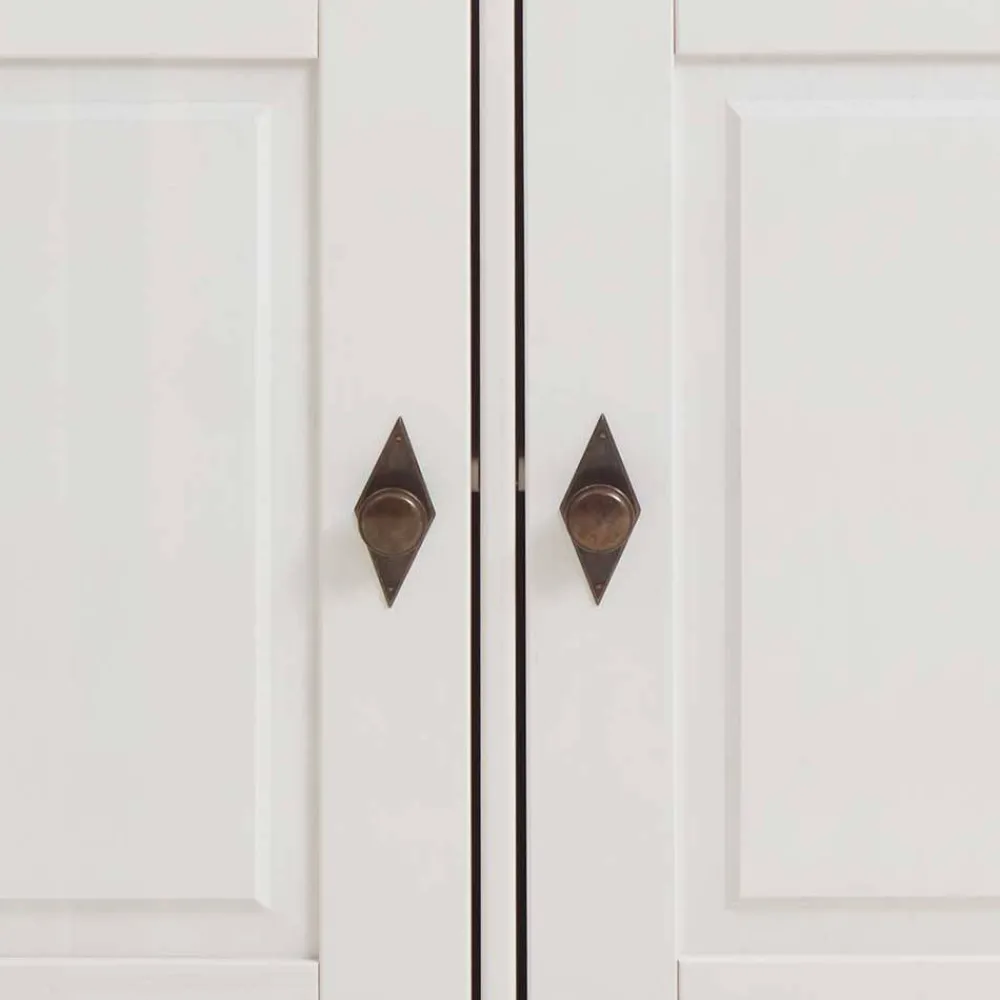 Wohnen Sideboards<Massives Kiefer Sideboard Satumare in Weiß
