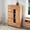 Wohnen Highboards<Massivholz Brotschrank Salomonia aus Kernbuche geölt