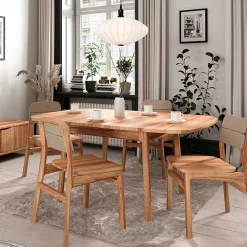 Wohnen Tische<Massivholz Esszimmertisch zum Ausziehen - Lana