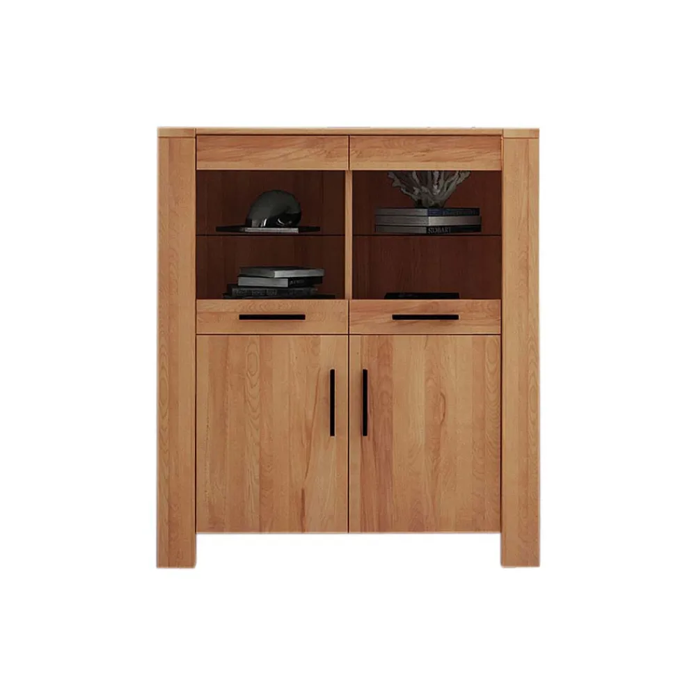 Wohnen Highboards<Massivholz Highboard Mosniak aus Kernbuche geölt