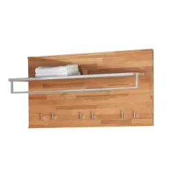 Wohnen Garderoben<Massivholz Hängegarderobe Coestra aus Kernbuche (zweiteilig)