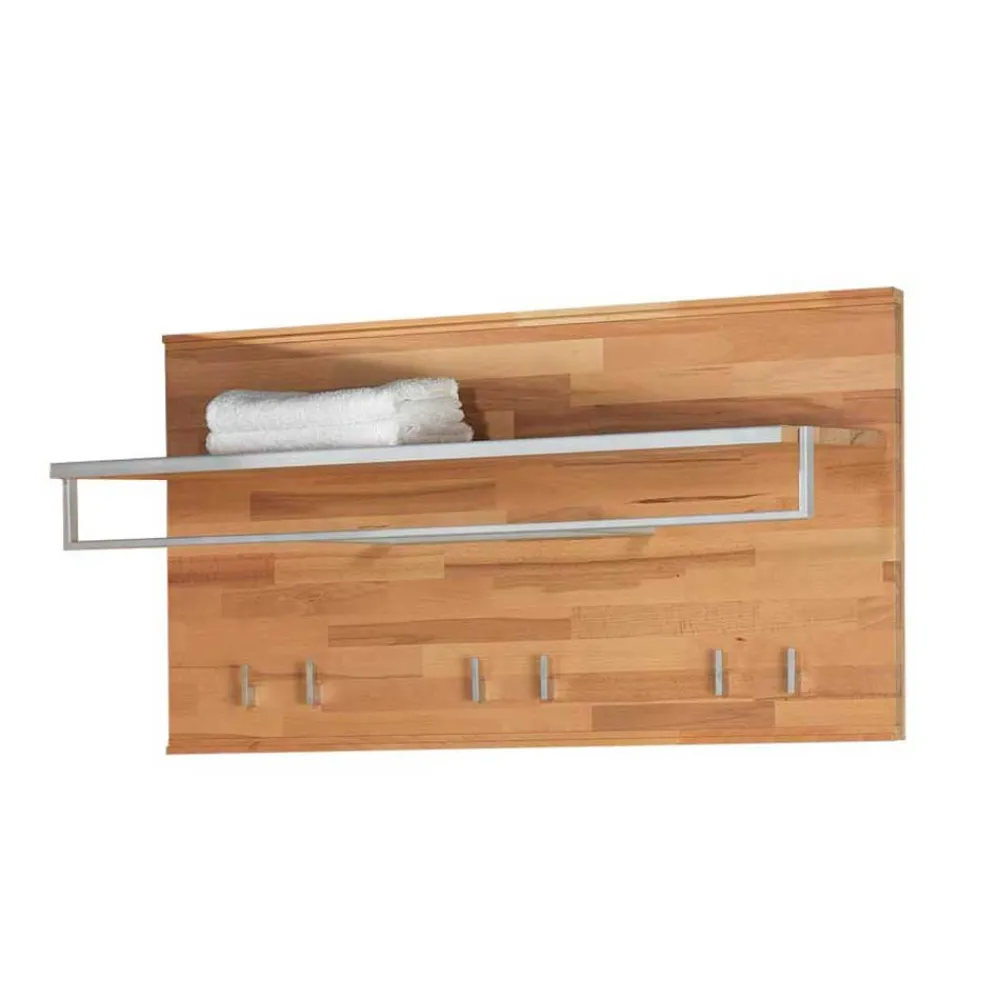 Wohnen Garderoben<Massivholz Hängegarderobe Coestra aus Kernbuche (zweiteilig)