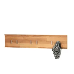 Wohnen Garderoben<Massivholz Hängegarderobe Coestra aus Kernbuche (zweiteilig)