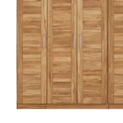 Wohnen Kleiderschränke<Massivholz Kleiderschrank Cranos aus Wildeiche