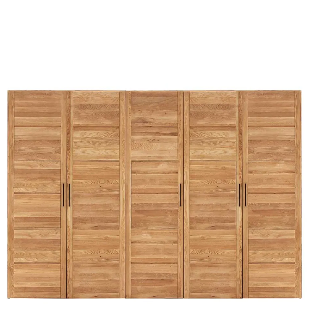 Wohnen Kleiderschränke<Massivholz Schlafzimmerschrank 5-türig - Zaisan