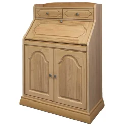 Wohnen Highboards<Massivholz Sekretär aus Eiche geölt - Catuella
