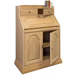 Wohnen Highboards<Massivholz Sekretär aus Eiche geölt - Catuella