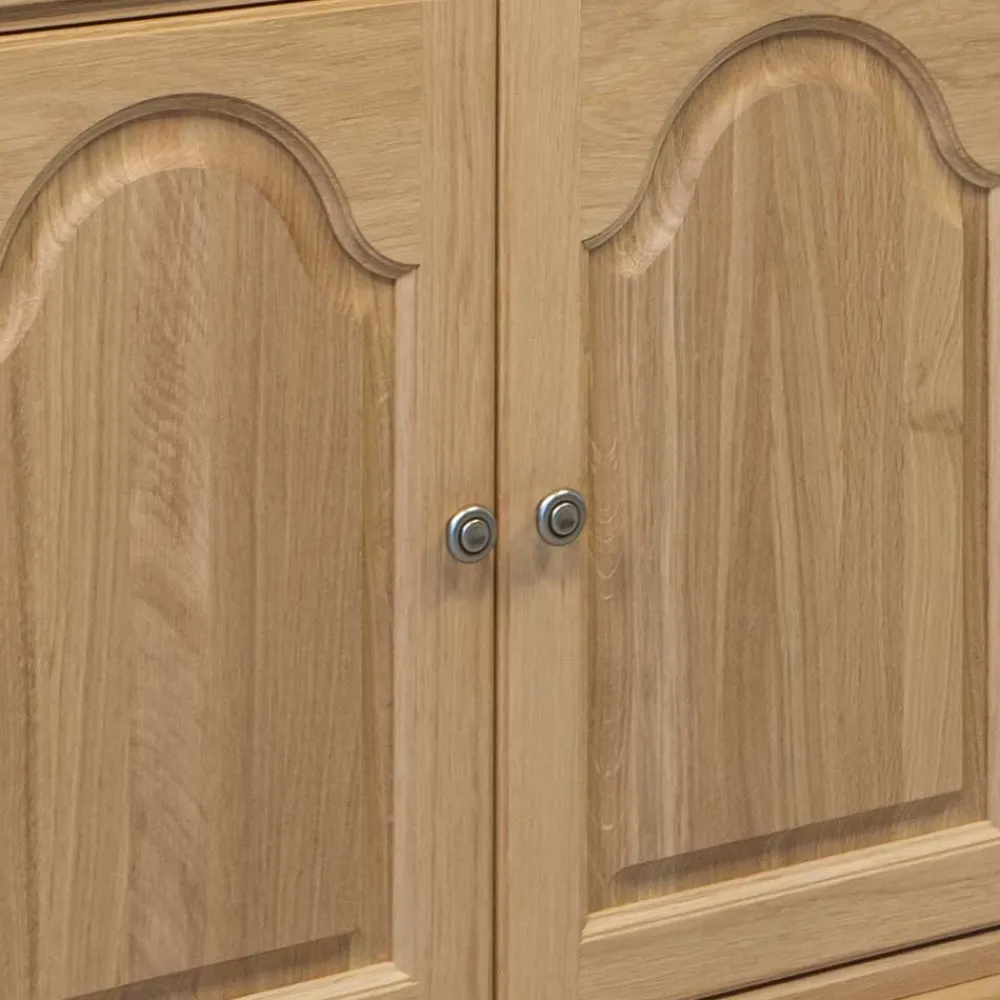 Wohnen Highboards<Massivholz Sekretär aus Eiche geölt - Catuella