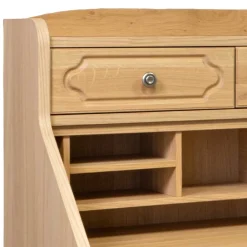 Wohnen Highboards<Massivholz Sekretär aus Eiche geölt - Catuella