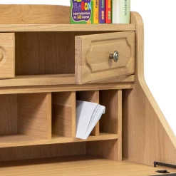 Wohnen Highboards<Massivholz Sekretär aus Eiche geölt - Catuella