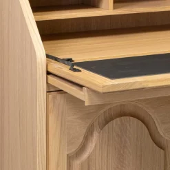 Wohnen Highboards<Massivholz Sekretär aus Eiche geölt - Catuella