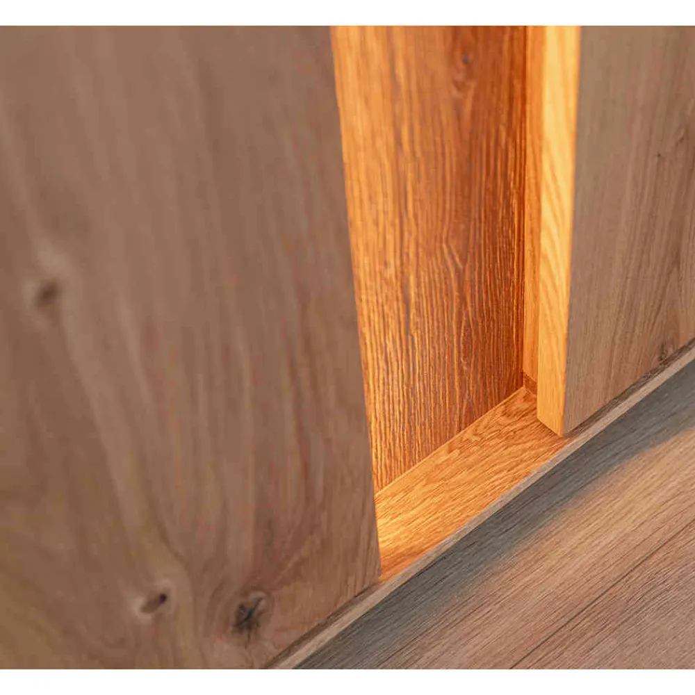 Wohnen Tv & Hifi-Möbel|Lowboards<Massivholz TV Kommode mit LED Beleuchtung - Cocondar