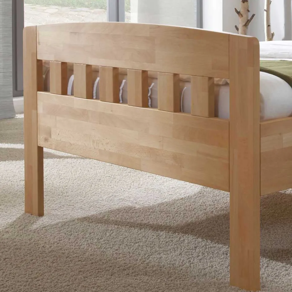 Wohnen Betten<Massivholzbett Francisca aus Kernbuche