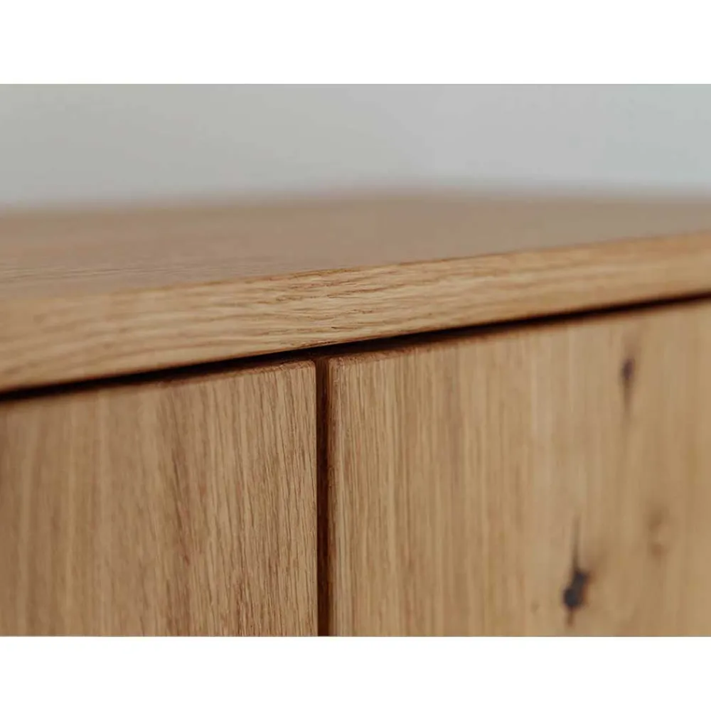 Wohnen Kleiderschränke|Schränke<Massivholz-Kleiderschrank mit zwei Schubladen - Fabijola