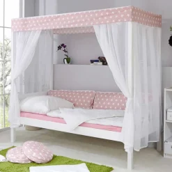 Wohnen Betten<Mädchen Himmelbett Sionara mit Ausziehbett