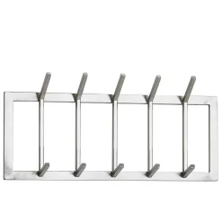 Wohnen Garderoben<Metall Wandgarderobe in Silber - Rading