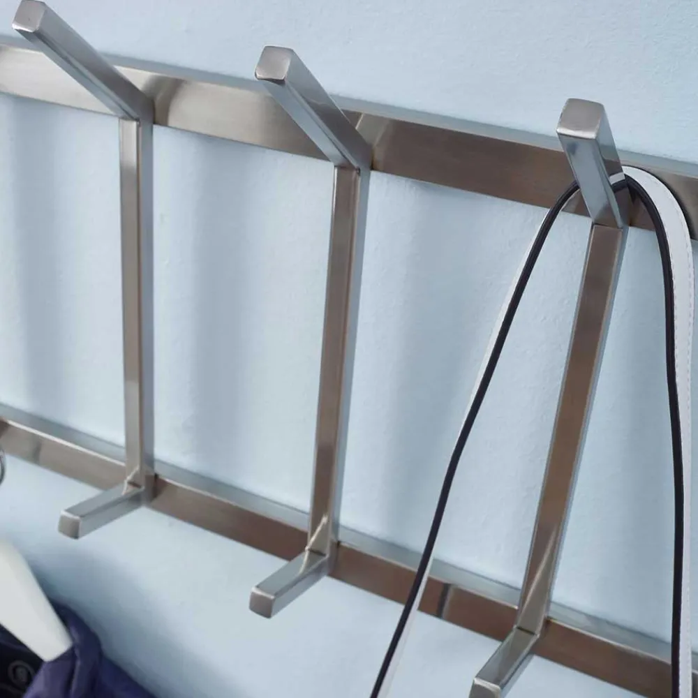 Wohnen Garderoben<Metall Wandgarderobe in Silber - Rading