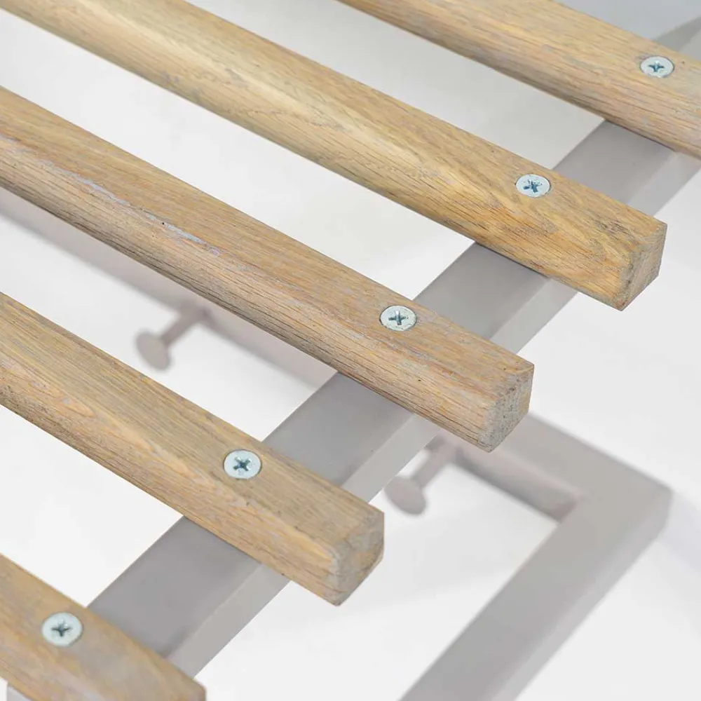 Wohnen Garderoben<Metallgarderobe in Taupe mit Hutablage - Yames
