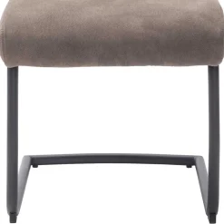 Wohnen Sessel<Microfaser Freischwinger in Beige - Unicat (2er Set)
