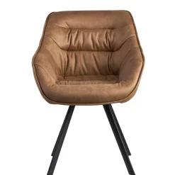 Wohnen Stühle<Microfaser Polsterstuhl in Beige - Pacifigo
