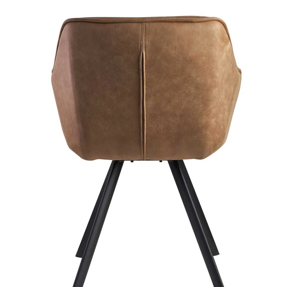 Wohnen Stühle<Microfaser Polsterstuhl in Beige - Pacifigo