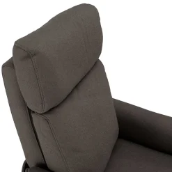 Wohnen Sessel<Microfaser TV Relaxsessel in Dunkelgrau - Vergoma