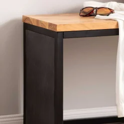 Wohnen Sitzbank<Minimalistische Bank aus Akazie Massivholz - Zyrafete