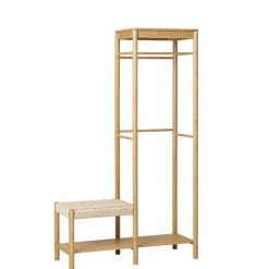 Wohnen Garderoben<Minimalistische Garderobe aus Bambus - Saridio
