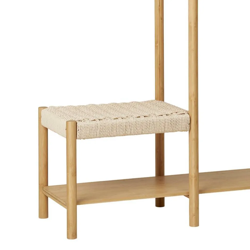 Wohnen Garderoben<Minimalistische Garderobe aus Bambus - Saridio