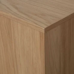 Wohnen Wohnwände<Minimalistische Wohnwand in Eiche - Ewana (sechsteilig)