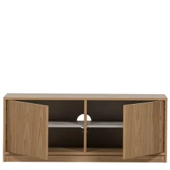Wohnen Wohnwände<Minimalistische Wohnwand in Eiche - Ewana (sechsteilig)