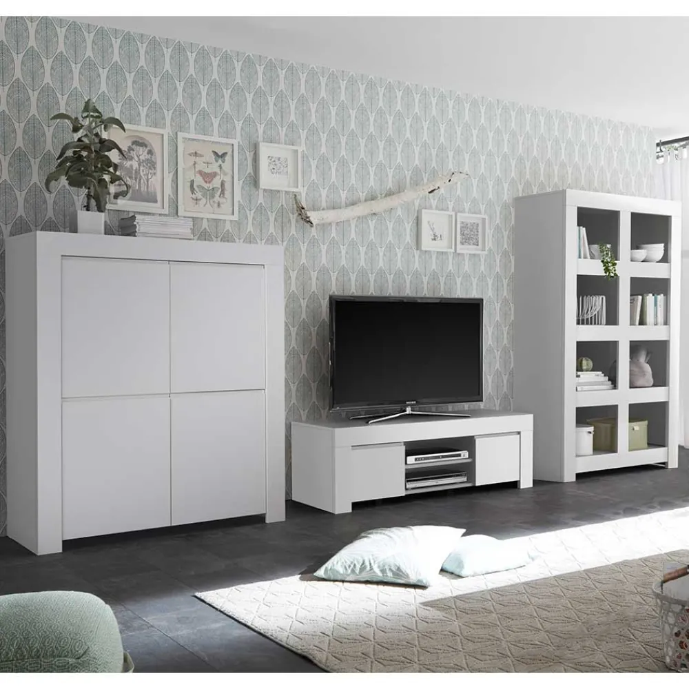 Wohnen Wohnwände<Moderne Anbauwand Möbel Kombi - Mikes (dreiteilig)