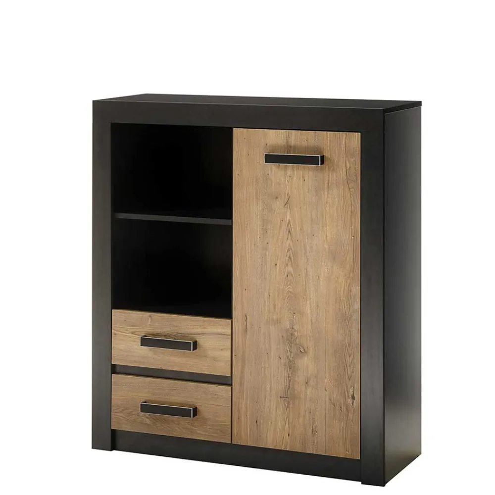 Wohnen Garderoben<Moderne Flureinrichtung 199 cm breit - Ebrican (vierteilig)