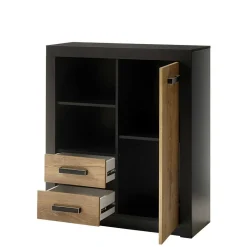 Wohnen Garderoben<Moderne Flureinrichtung 199 cm breit - Ebrican (vierteilig)