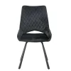Wohnen Stühle<Moderne Samtstühle in Schwarz - Celloma (2er Set)