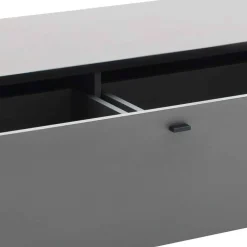 Wohnen Wohnwände<Moderne TV Anbauwand in Grau - Ridona (zweiteilig)