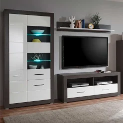 Wohnen Wohnwände<Moderne TV Möbel Kombi - Istensa (dreiteilig)