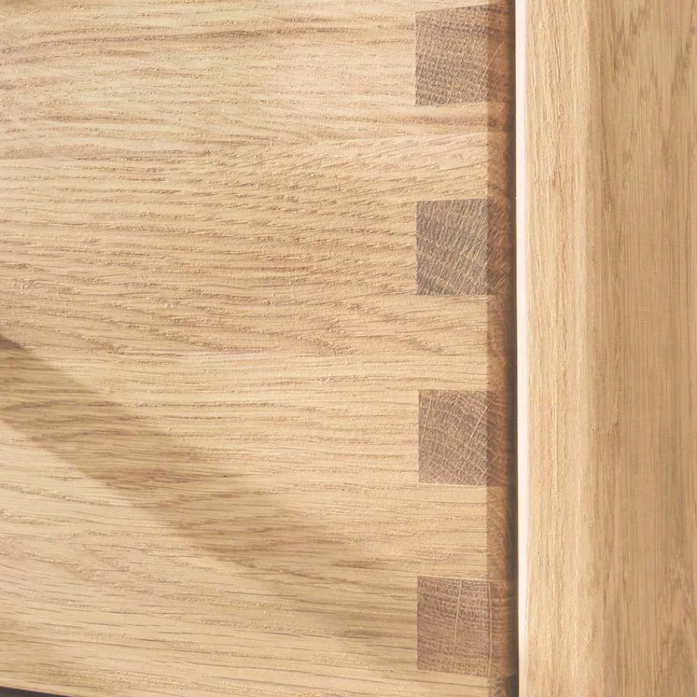 Wohnen Wohnwände<Moderne Wohnwand aus Holz - Dulciana (vierteilig)