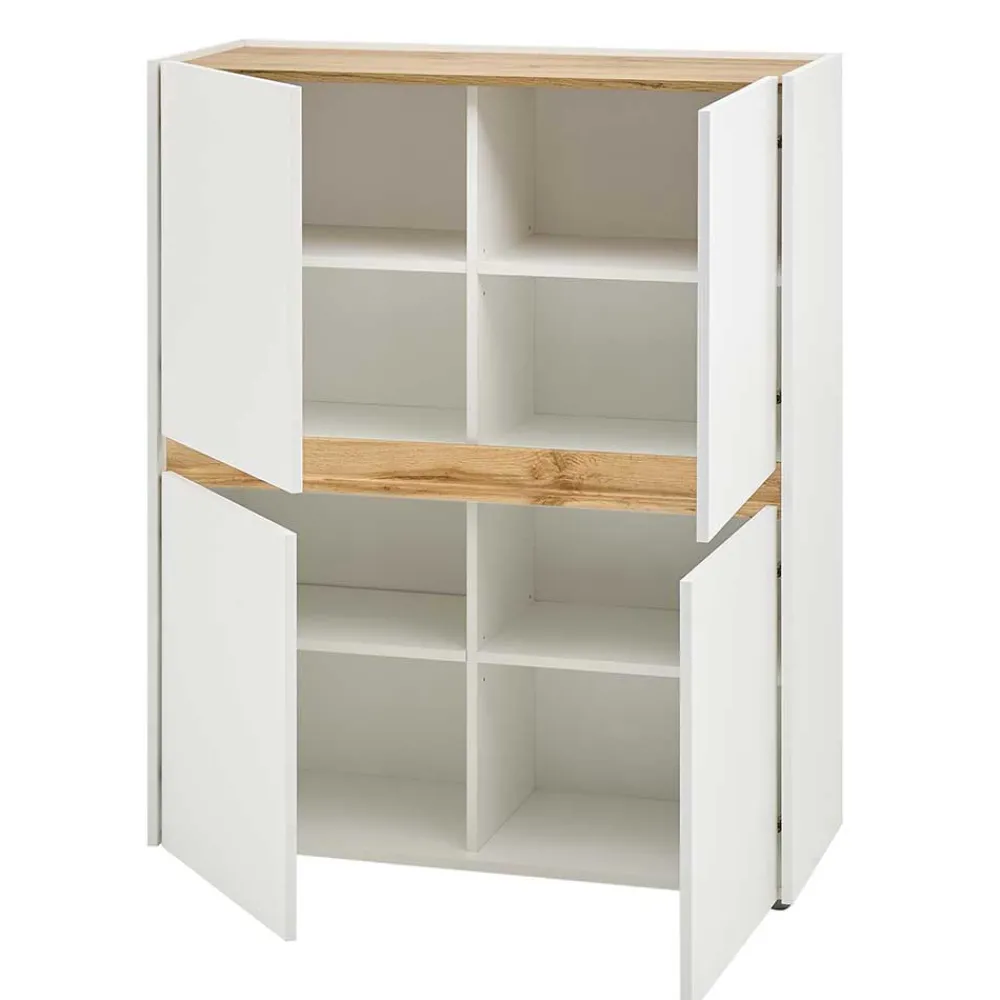 Wohnen Wohnwände<Moderne Wohnzimmereinrichtung Schrank Set - Nonessia (dreiteilig)