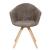 Wohnen Stühle<Moderner Esstisch Sessel in Taupe - Gozos (2er Set)