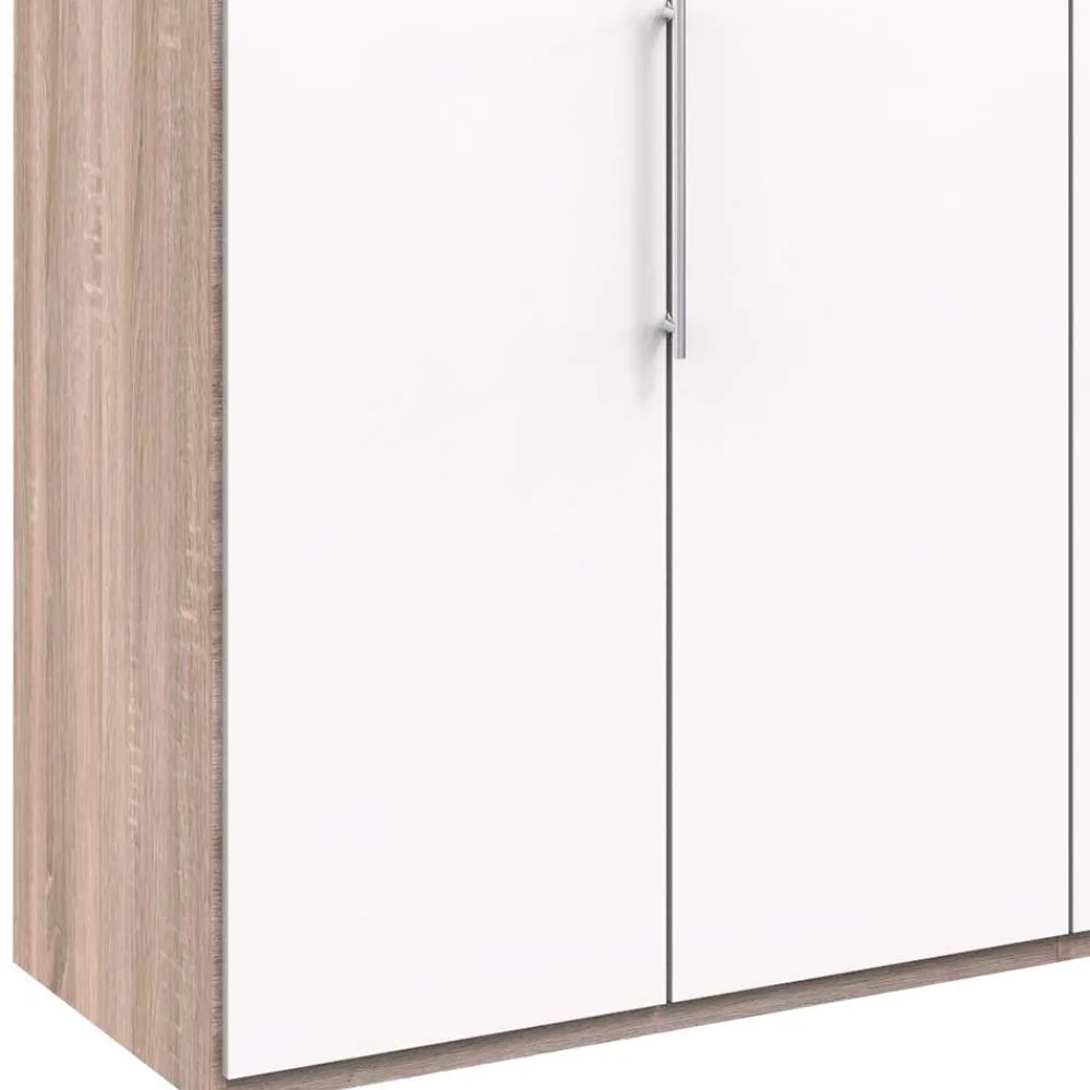 Wohnen Kleiderschränke<Moderner Falttürenschrank mit Metallgriffen - Vaclyn