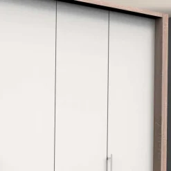 Wohnen Kleiderschränke<Moderner Falttürenschrank mit Metallgriffen - Vaclyn