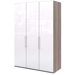 Wohnen Kleiderschränke|Schränke<Moderner Kleiderschrank in Weiß Glas - Empresian