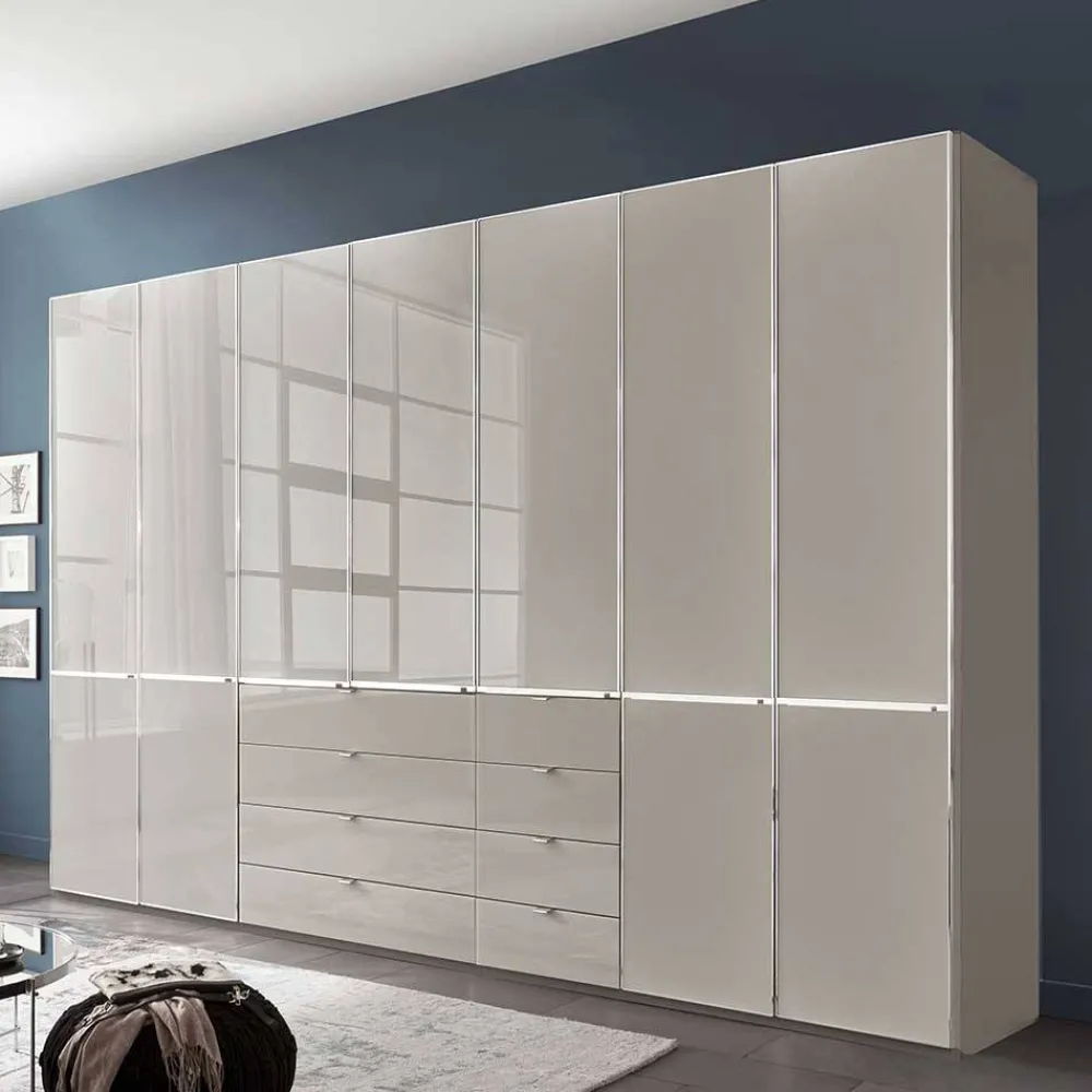 Wohnen Kleiderschränke<Moderner Kombi-Kleiderschrank 7-türig - Nucina