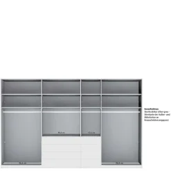 Wohnen Kleiderschränke<Moderner Kombi-Kleiderschrank 7-türig - Nucina
