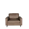 Wohnen Sessel<Moderner Microfaser Sessel in Taupe - Xanna
